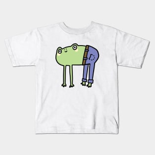 Frog with jeans Kids T-Shirt